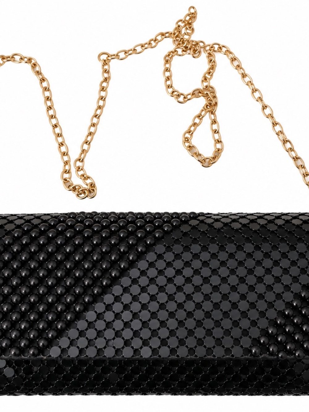 🖤 KATE LANDRY BLACK SEQUIN EVENING CLUTCH — NWT